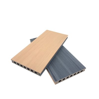 PTFE massif extérieur 16 pieds planches de terrassement Coextrusion plancher creux de grains de bois