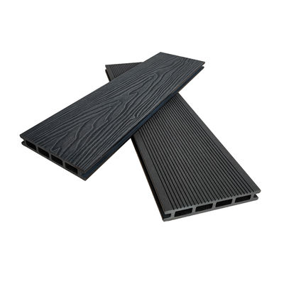 Plancher de terrasse imperméable en relief 3D populaire 145*21mm WPC