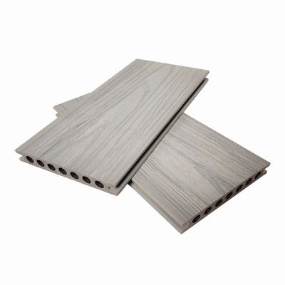Couleur en bois antique composée de panneaux de plancher de Decking d'extrusion de Co d'ODM 18mm