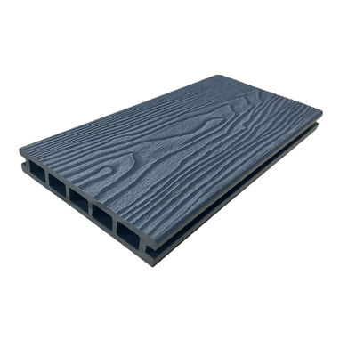 Panneau de plancher ignifuge composé en plastique en bois de planches de platelage de Wpc de diverses tailles