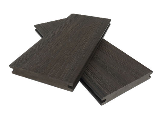 Extrusion solide en bois composée en bois extérieure de Decking Co de piscine WPC