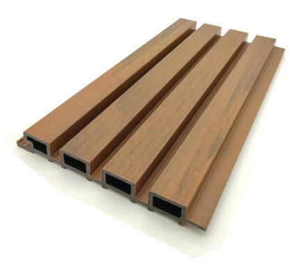 Lamelle commerciale de mur de panneaux de persienne de la coextrusion 3D WPC pour la décoration intérieure