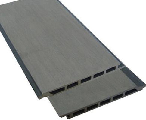 Bois en plastique externe de panneau de panneau de mur de revêtement à lattes de la texture 3D WPC