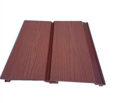 Decking insonorisé de panneau de mur extérieur composé en plastique en bois WPC