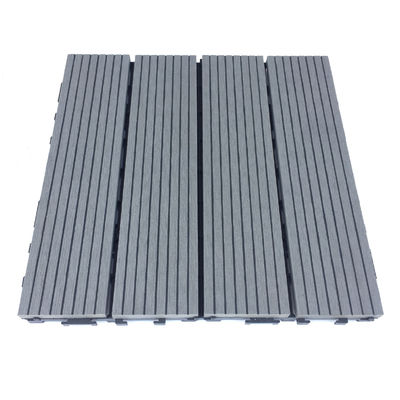 Planche de verrouillage de port de verrouillage de tuile composée en plastique en bois antidérapante de plate-forme WPC