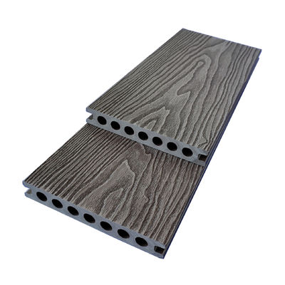 plastique en bois composé du Decking WPC du patio 1x6 ignifuge pour le ponton