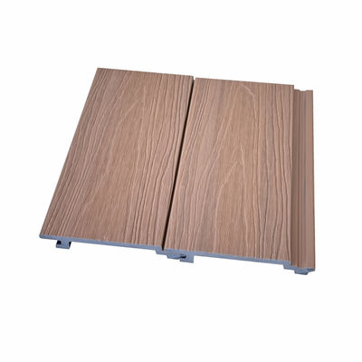 Panneaux de parement composites imperméables de revêtement de Wpc de 20*155mm Panneau mural décoratif de Wpc extérieur