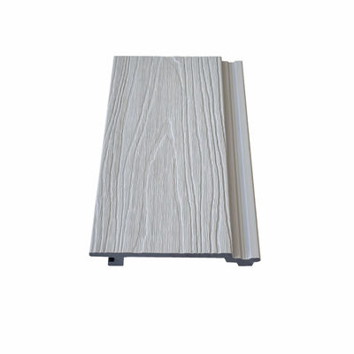 Panneau de revêtement extérieur creux de haute qualité Panneau mural WPC à grain en bois
