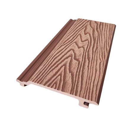 Panneau de mur creux résistant aux intempéries 20*155 de revêtement de mur extérieur de Wpc