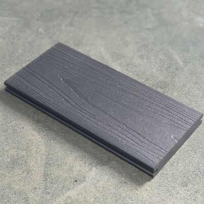 WPC ARCHITECTURAL EN FINITION MÉTAL LIQUIDE TERRASSE WPC ARGENT GRAPHITE