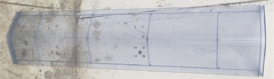 Toit Transparent léger résistant au vent classe 8, écologique, facile à assembler, panneau WPC extérieur, maison à outils de jardin