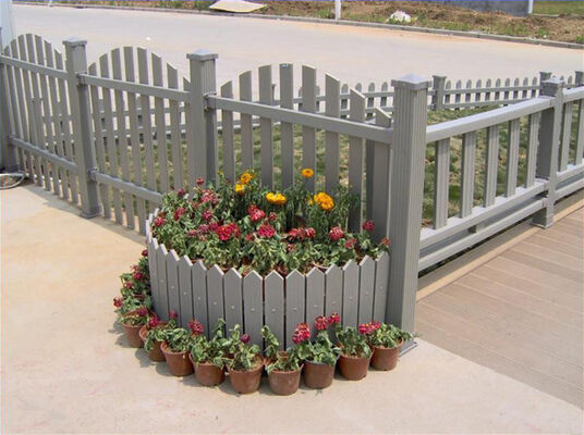 Mélange acrylique WPC clôturant décoratif pour le jardin de maison de luxe