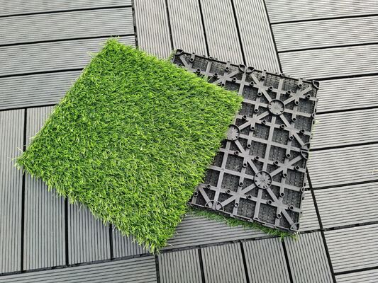 Carreaux de sol emboîtables WPC pour patio, anti-insectes, finition durable, garantie de 10 ans