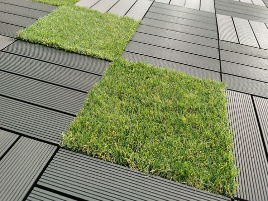 Carreaux de sol emboîtables WPC pour patio, anti-insectes, finition durable, garantie de 10 ans