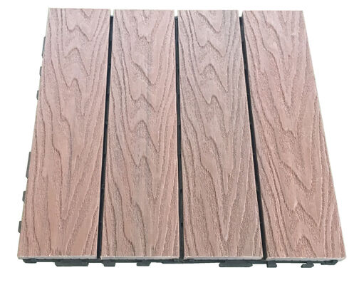Carreaux WPC autobloquants pour jardin, aucun outil nécessaire, résistant aux insectes