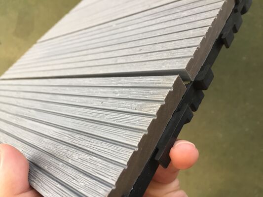 Carreaux WPC autobloquants pour jardin, aucun outil nécessaire, résistant aux insectes