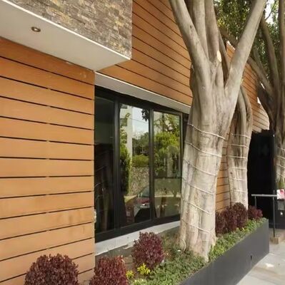 Panneaux muraux composites en bois et plastique, imperméables, de haute qualité, pour l'extérieur, décoration, revêtement extérieur, co-extrusion, Villa