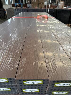 Decking composé de meubles d'extérieur des panneaux WPC de matériaux de construction durables