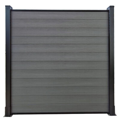 Clôture composite en plastique et bois durable Wpc, panneaux de clôture de jardin, mieux que la clôture en vinyle et PVC