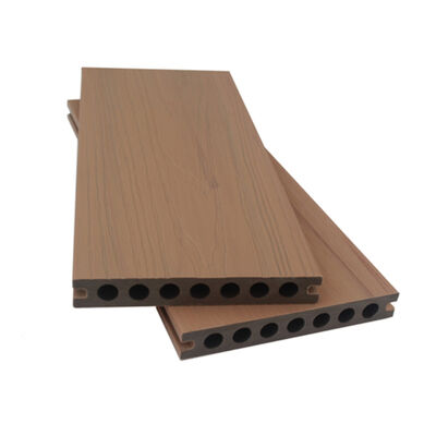 Composite en plastique en bois de revêtement de sol extérieur imperméable de Co-Extrusion WPC de platelage