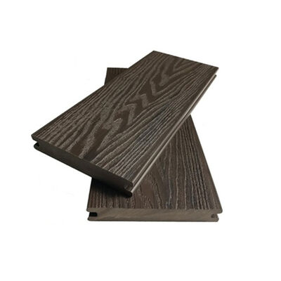 Platelage composite coiffé de co-extrusion solide extérieure WPC pour jardin