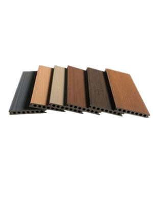 Le revêtement de sol extérieur de Co-Extrusion WPC a recouvert le platelage imperméable composé en plastique en bois