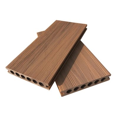 Plancher Noctilucent composé en bois en plastique extérieur d'extrusion de Co Decking WPC