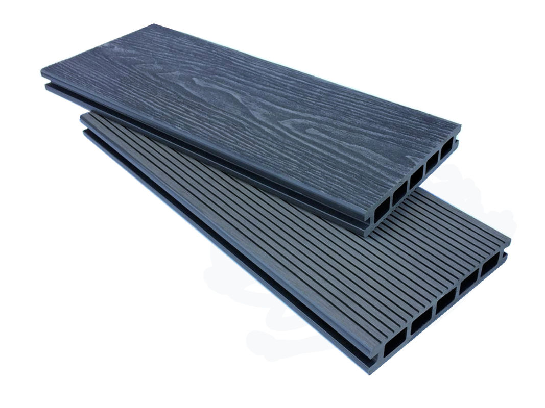 Planches composites de relief 3D écologiques de Decking de plancher de WPC 6m pour le jardin extérieur