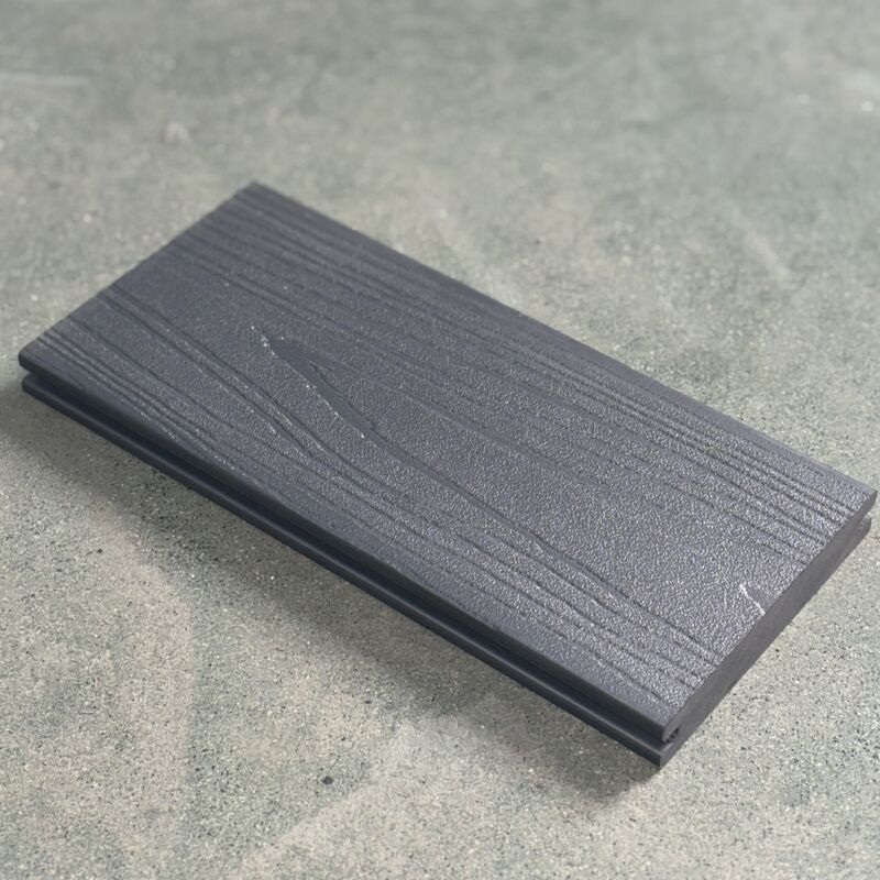 WPC ARCHITECTURAL EN FINITION MÉTAL LIQUIDE TERRASSE WPC ARGENT GRAPHITE