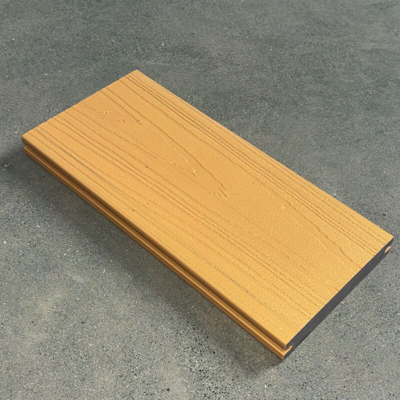 PANNEAUX WPC MÉTALLIQUES AVEC TERRASSE DE LUXE PATINE GLIMMER GOLD