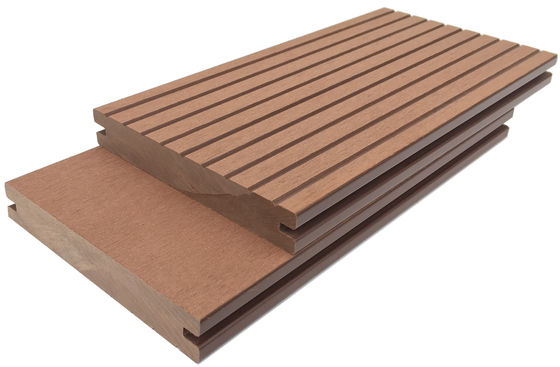 Tuiles composées de la meilleure qualité machinées de Decking WPC pour le porche de patio 25mm