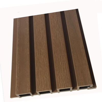 panneau mural composé en plastique en bois de revêtement de mur extérieur de 26mmx220mm WPC insonorisé