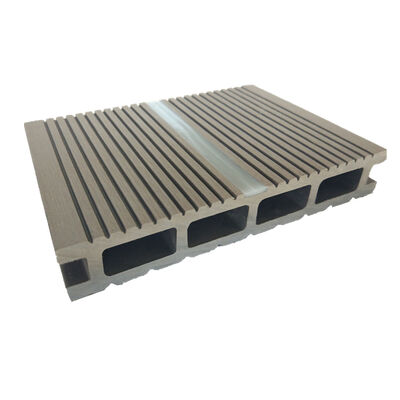 Plancher Noctilucent composé en bois en plastique extérieur d'extrusion de Co Decking WPC